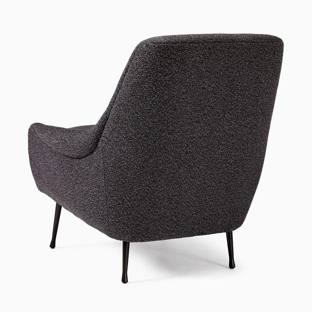 Metal leg armchair deals